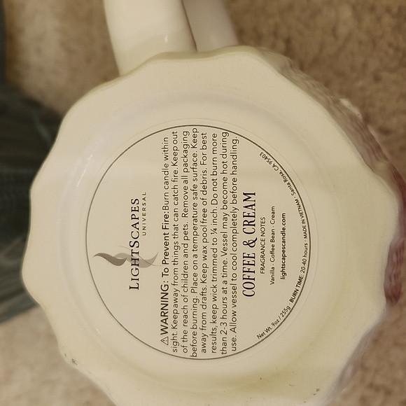 NWT LIGHTSCAPES UNIVERSAL WINTER COFFEE MUG CANDLES.  Christmas. - Picture 8 of 12